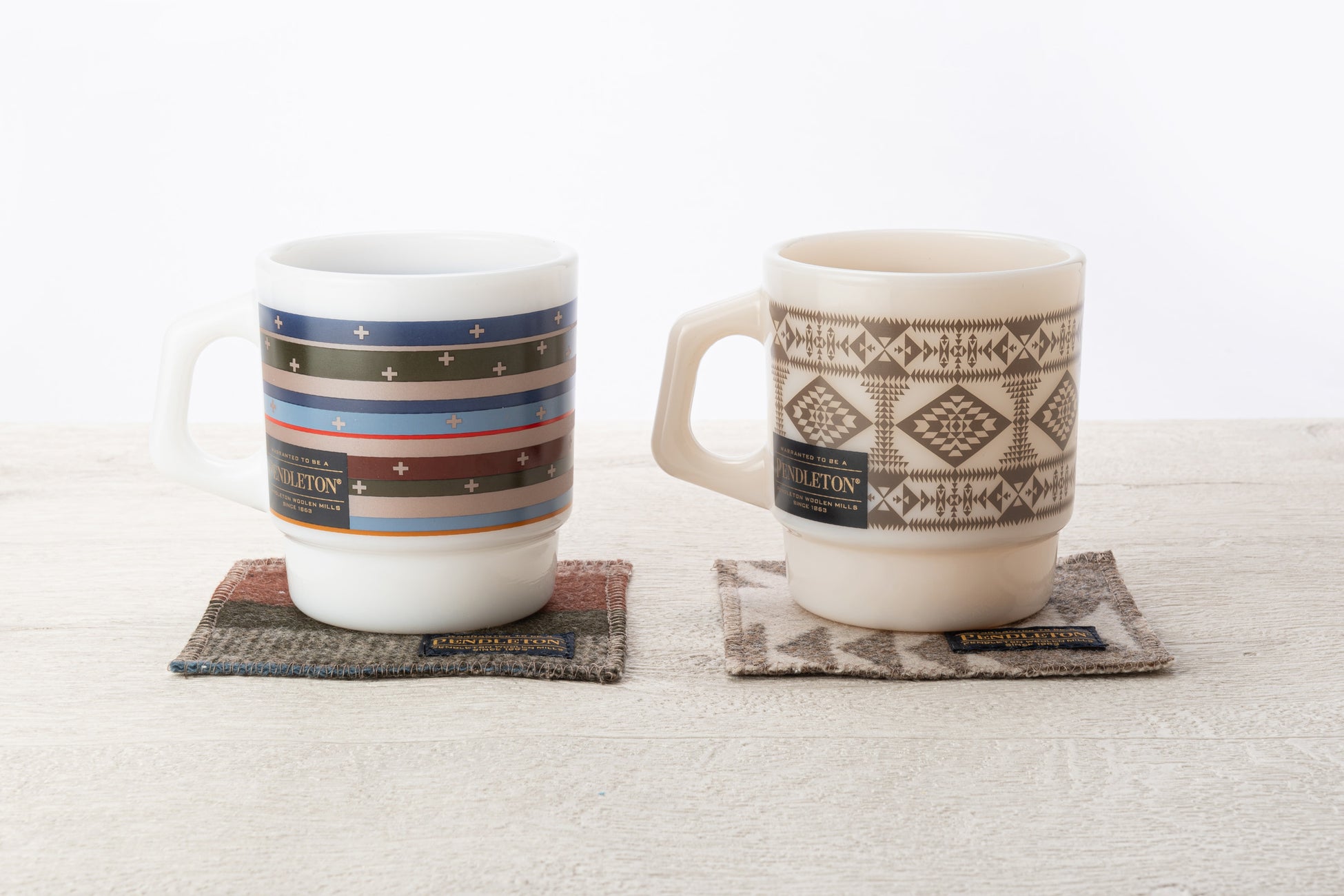 Pendleton とのコラボレーションコレクション第3弾 Scout Stripe と Basket Maker のパターンデザインによる 2つのスタッキングマグが登場です 株式会社fire King Japanのプレスリリース Pendleton とのコラボレーションコレクション第3弾 Scout Stripe と Basket Maker のパターンデザインによる 2つのスタッキングマグが登場です 株式会社fire King Japanのプレスリリース