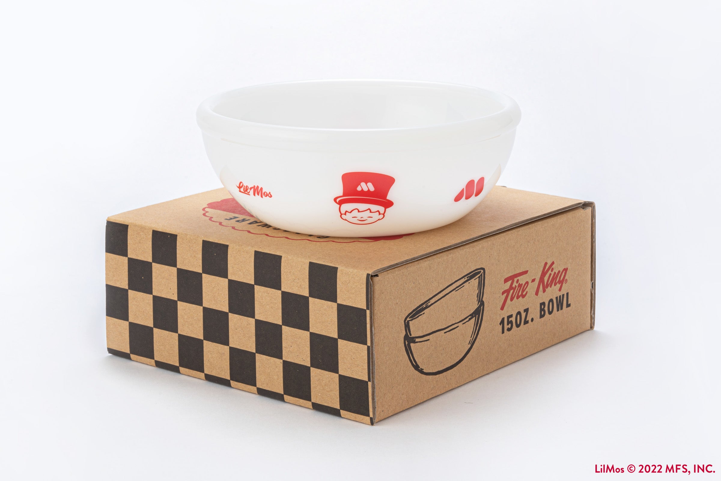 Life with MOS オリジナル 15ozボウル〈モスバーガー 50th アニバーサリー〉【モス オンラインショップ限定】