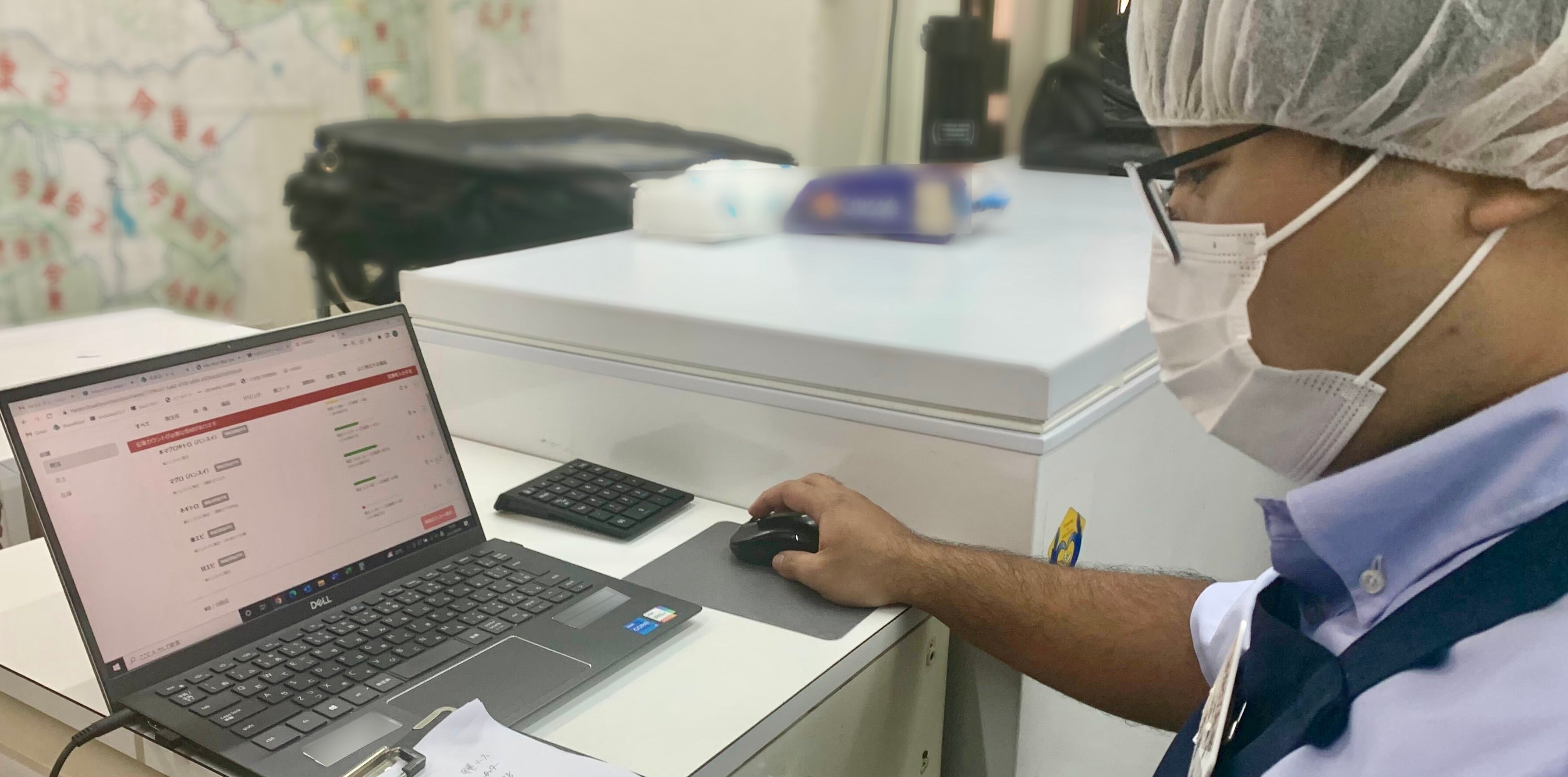 店舗でのHANZO利用イメージ