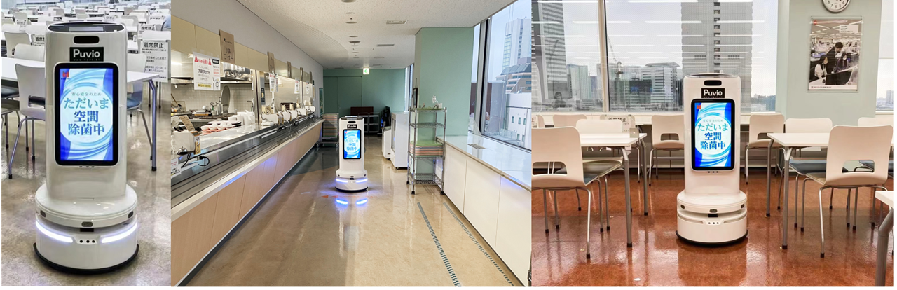 日本マスタートラスト信託銀行の社員食堂にて