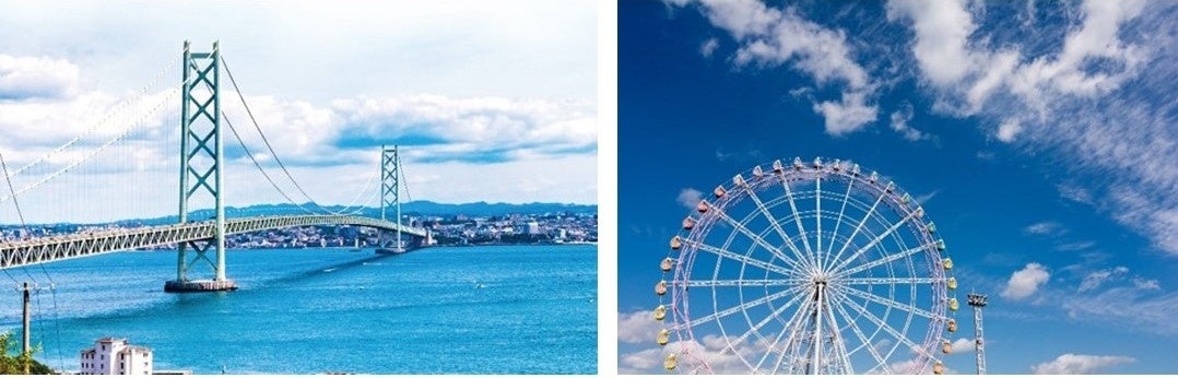 大鳴門橋と大観覧車