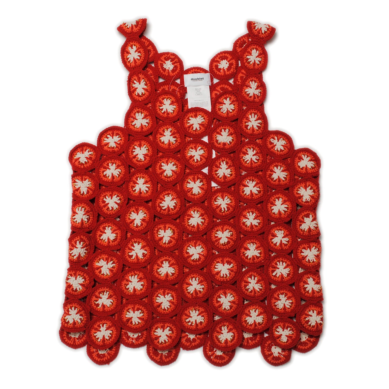 CROCHET CUT FRUITS TANK TOP 74,800円(サイズ:S/綿50%、アクリル50%)