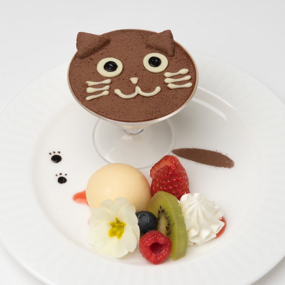 ［日本橋三越限定］［イートイン］ 特別食堂 日本橋ねこのティラミス 1食 1,320円 ■本館7階 特別食堂 日本橋