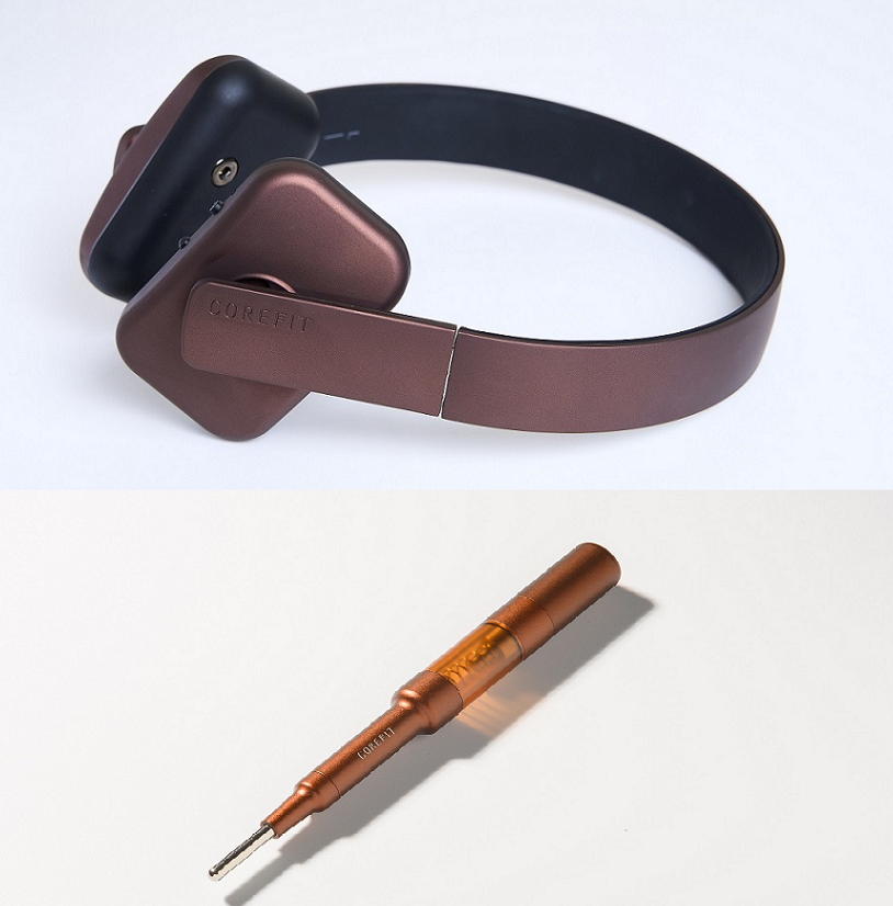 ＜コアフィット＞上：フェイスプレイヤー 43,780円・下：フェイスポインター 18,480円 伊勢丹新宿店 メンズ館1階 コスメティクス