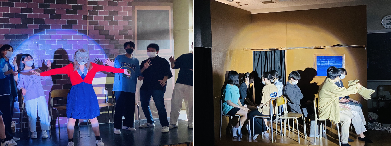 各クラスの演目で使用される様々な衣装