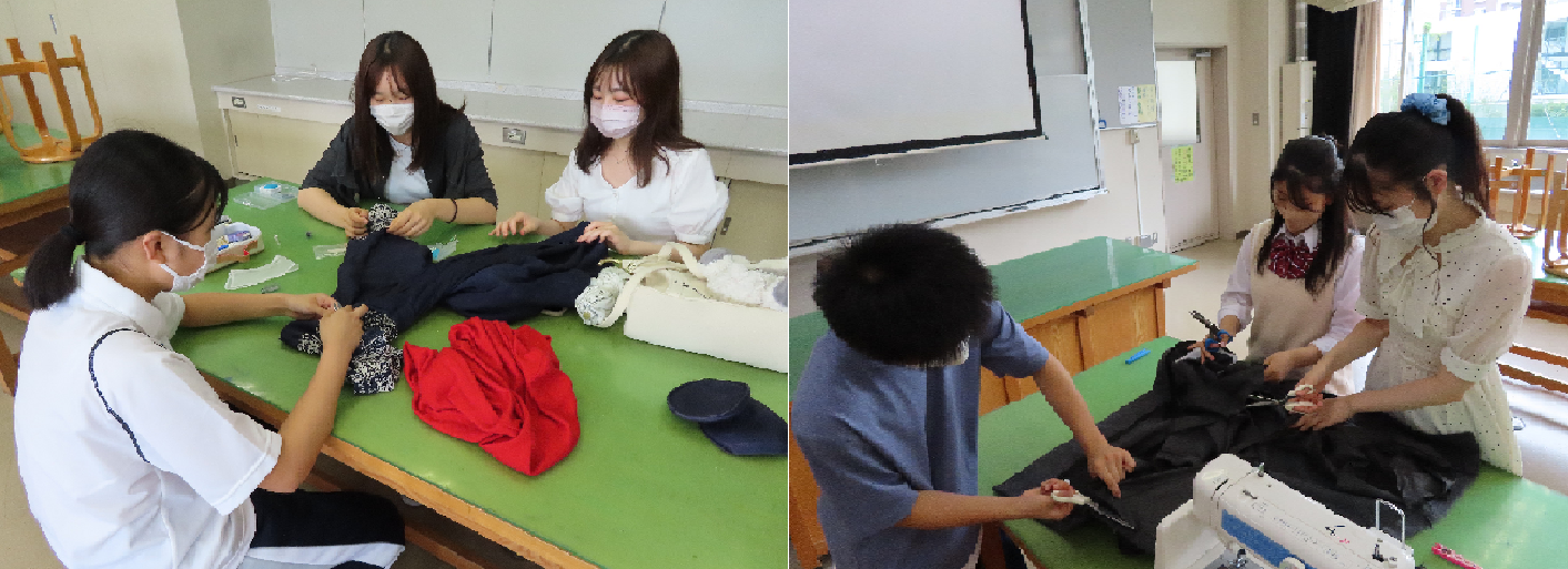 それぞれの役を思い浮かべながらの衣装づくり