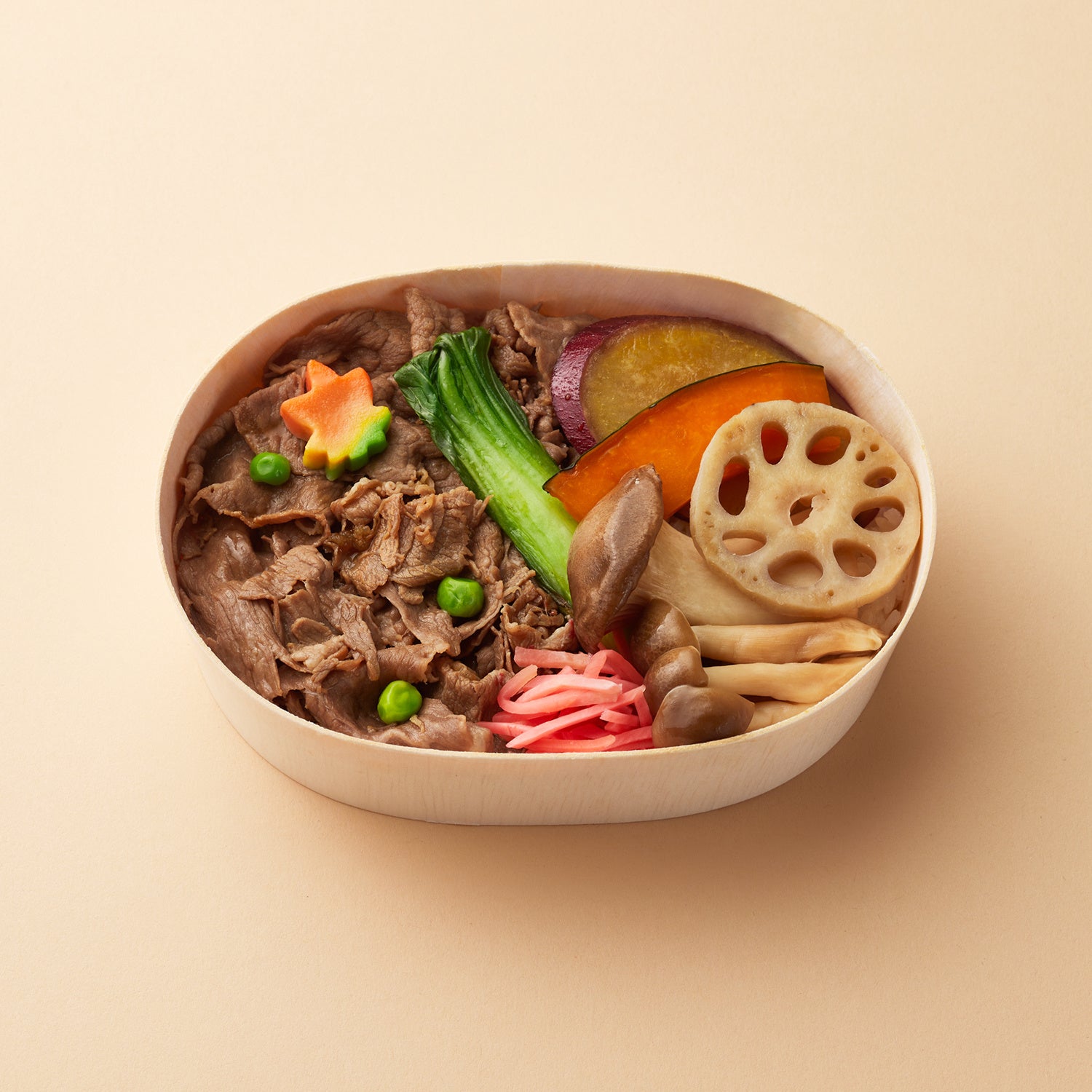 〈浅草今半〉 秋の味覚牛肉弁当 1,080円