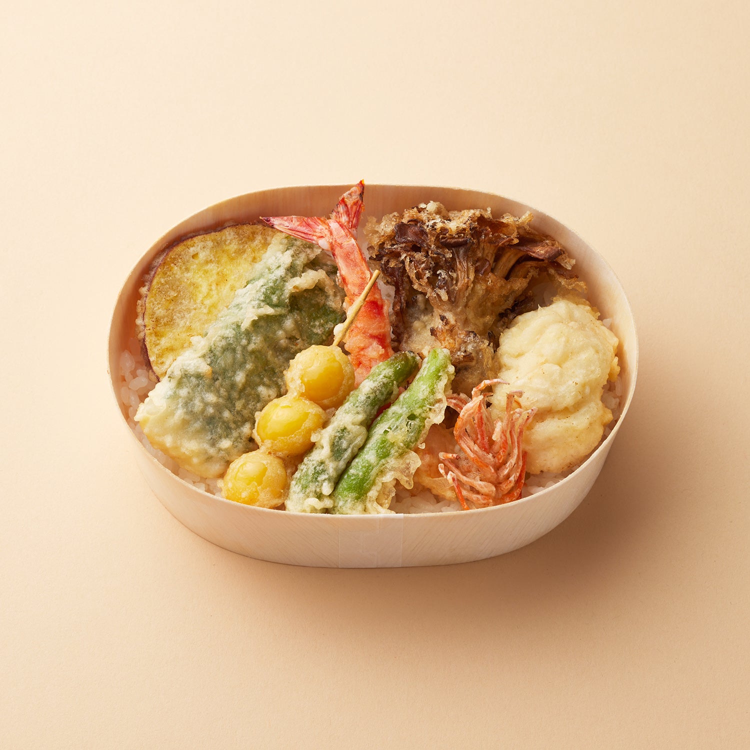 〈てんぷら山の上〉 秋の味覚てんぷら弁当  3,780円