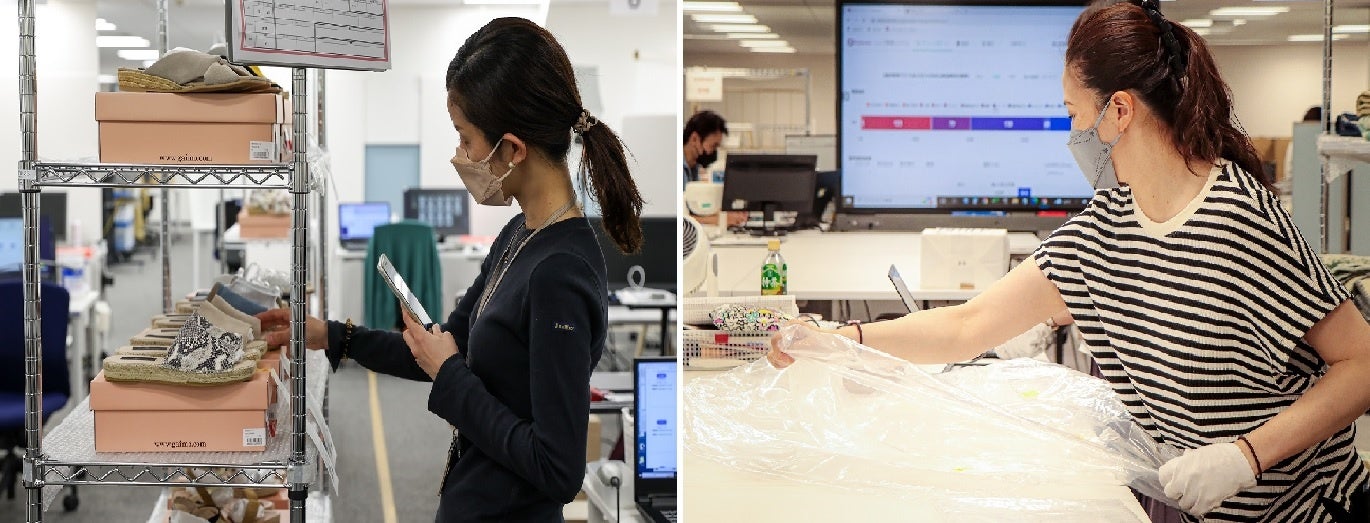 三越伊勢丹オンラインストアでも使用されている充実の設備