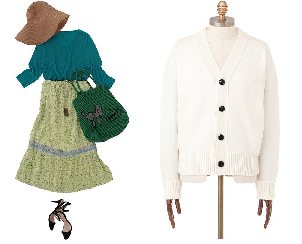 (左から)平置き、トルソー:撮り