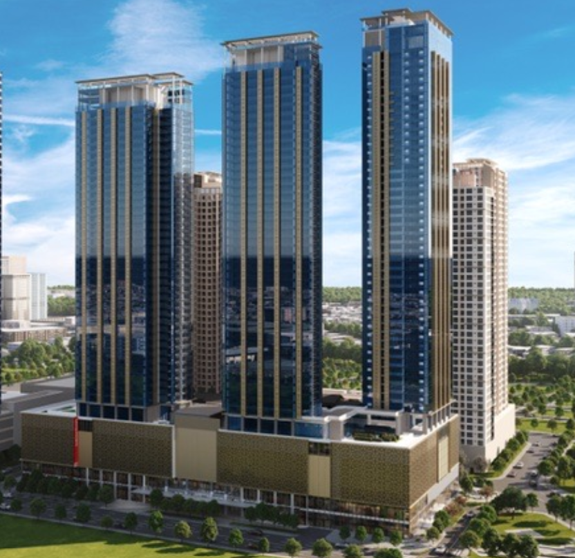 高層部：ザ・シーズンズレジデンス　低層部：MITSUKOSHI BGC　※画像はイメージです