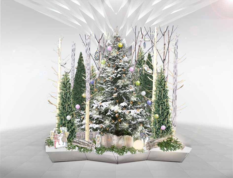 本館1階 ライオン口のクリスマス装飾（イメージ）