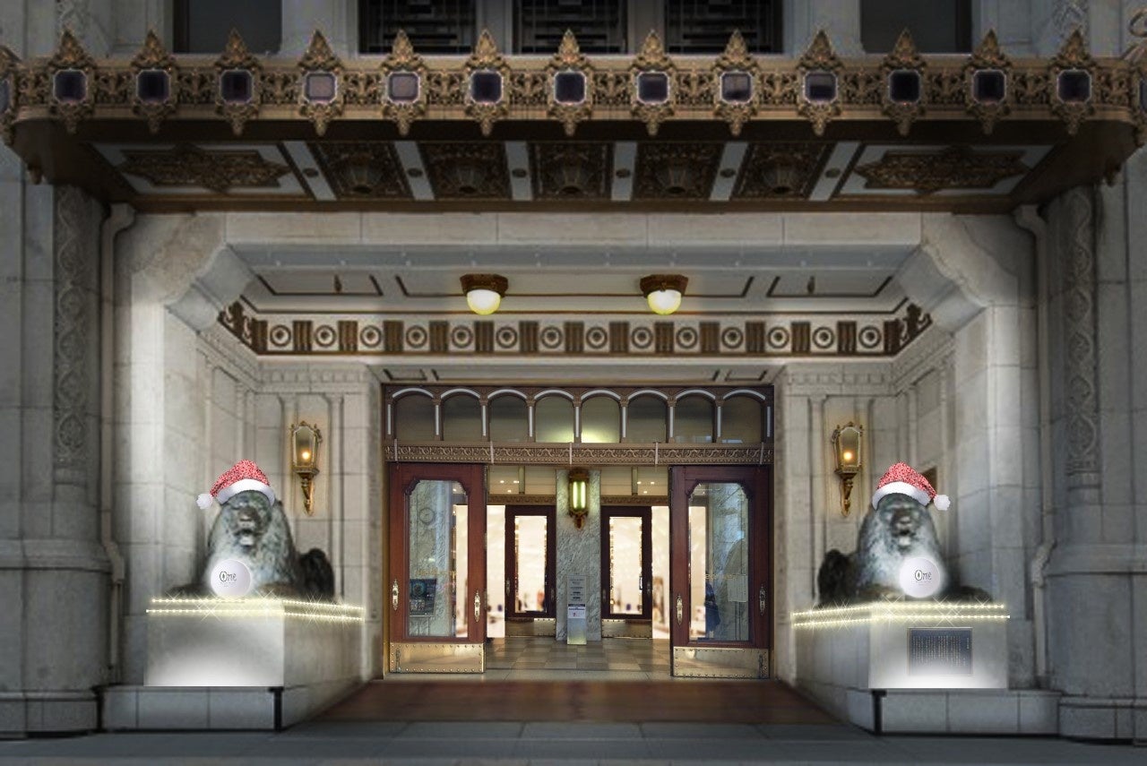 三越のライオン像（イメージ）