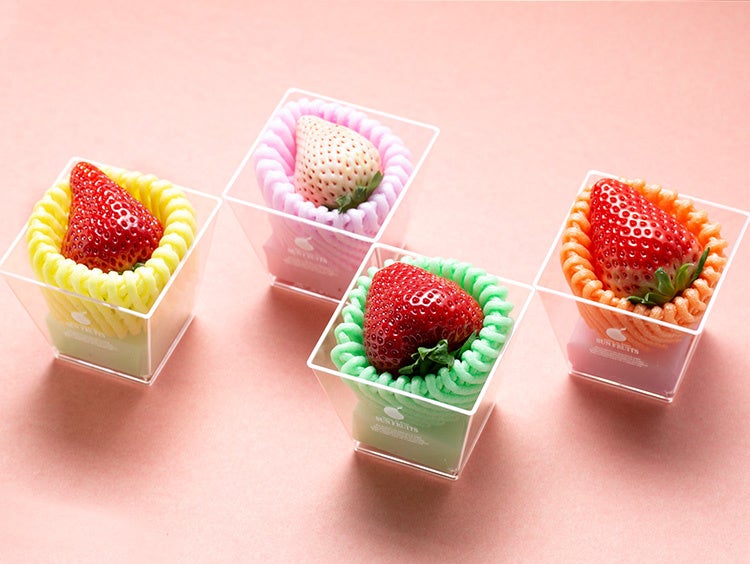 とちあいか粒売り 648円から（1個） 初恋の香り粒売り 648円から（1個） あまおう粒売り 648円から（1個） スカイベリー粒売り 648円から（1個） 