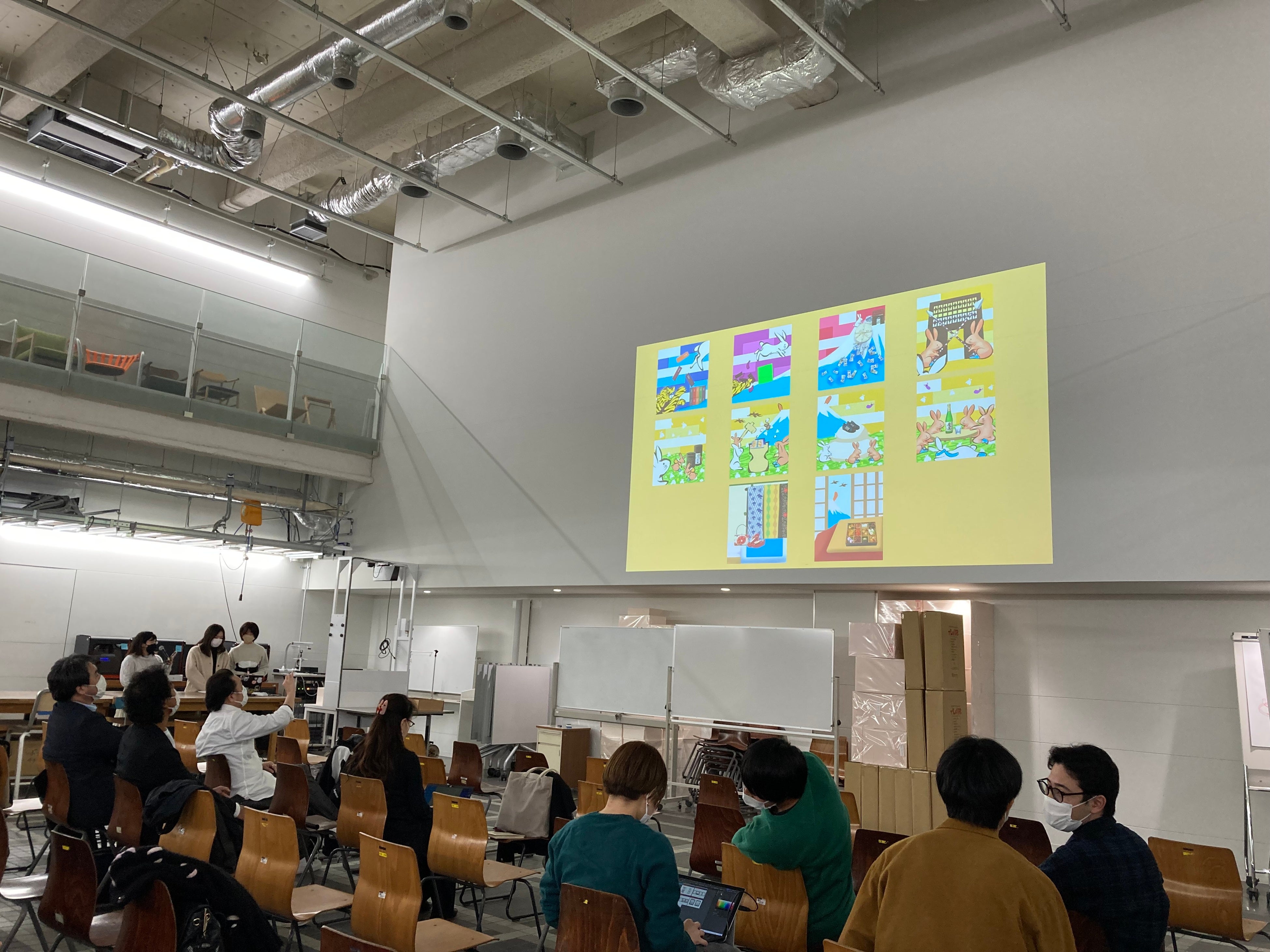 プレゼンテーションの時の様子