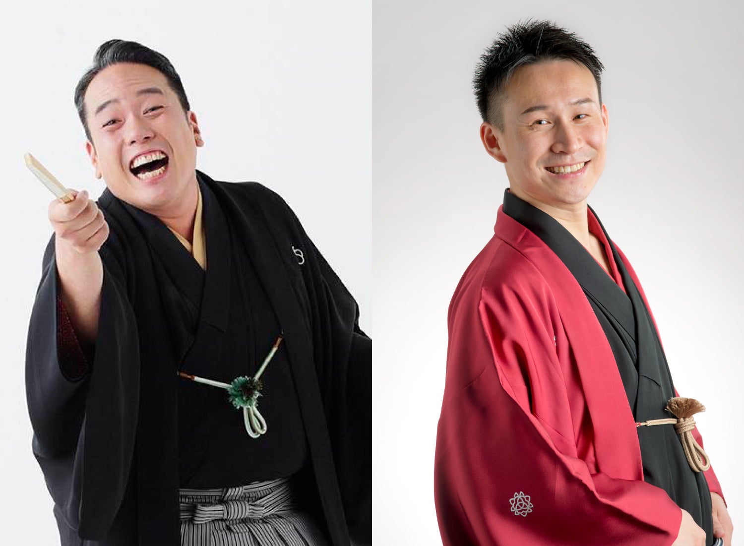 (左)春風亭一蔵　(右)三遊亭わん丈