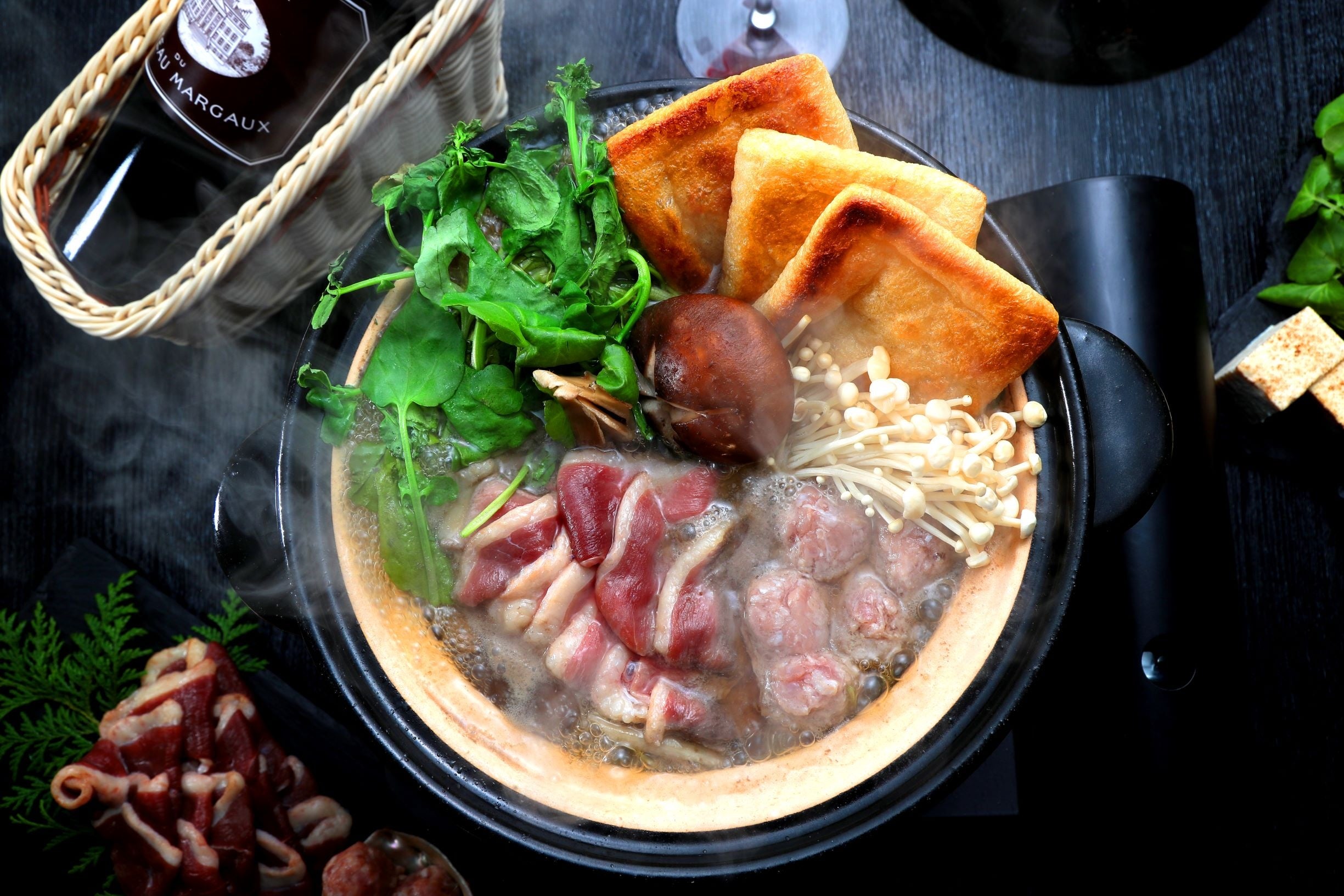 ＜鴨専門店 カナール＞ 本鴨しゃぶ鍋セット 3人前　4,968円