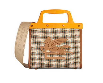 【実際の商品】「アップサイクル・ラブトロッター」バッグ ミニ　192,500円　※伊勢丹新宿店先行販売