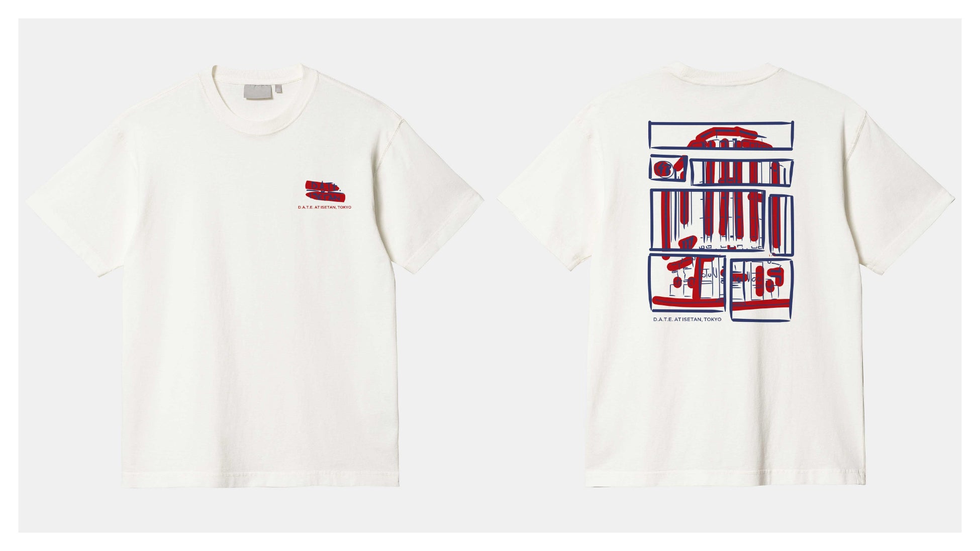 <D.A.T.E./デイト> 伊勢丹新宿店 オリジナルTシャツ ※非売品
