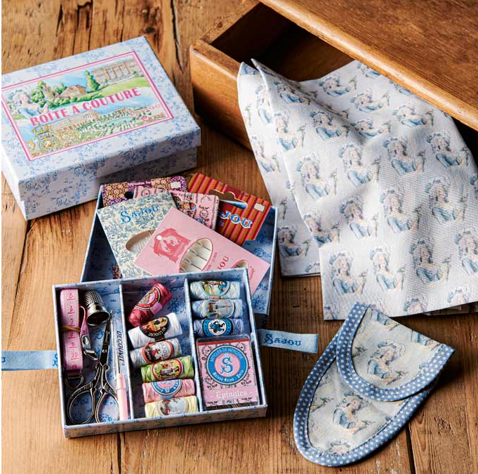 Maison sajou メゾン サジュー  裁縫箱 SAJOU メゾン・サジュー 裁縫箱 ソーイングセット サジュー sajou レア