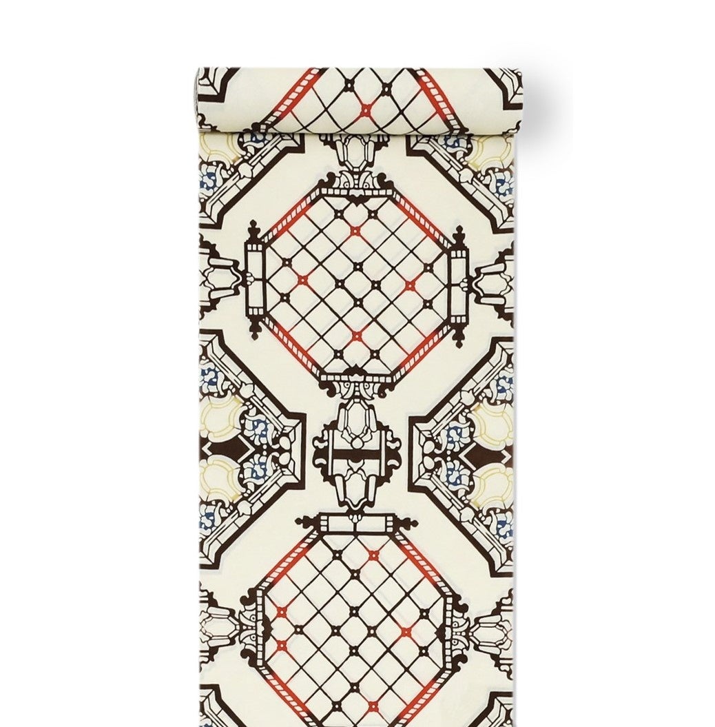 ＜梨園染 戸田屋商店＞婦人ゆかた地「ステンドグラス」38,500円