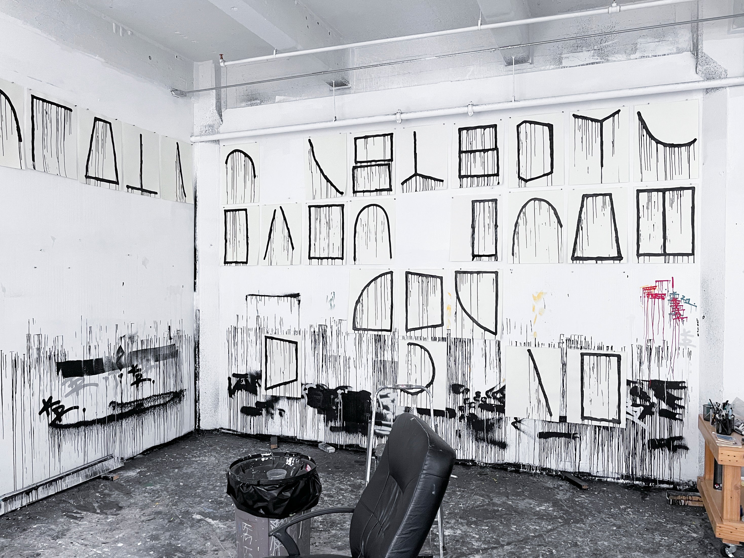 Craig Costello Untitled, 2023  Acrylic on paper  62.00cm x 45.72 cm