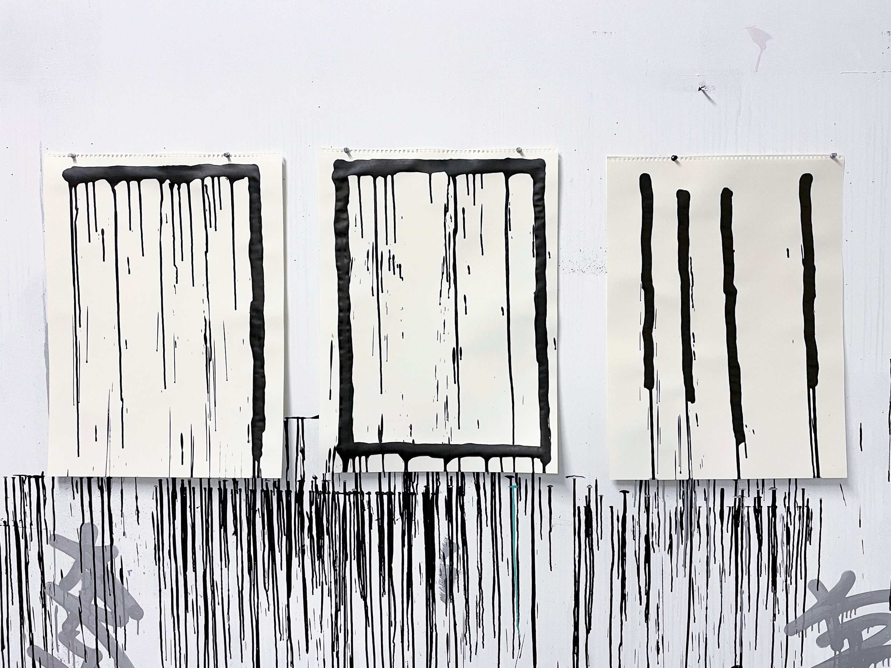 Craig Costello Untitled, 2023  Acrylic on paper  62.00cm x 45.72 cm