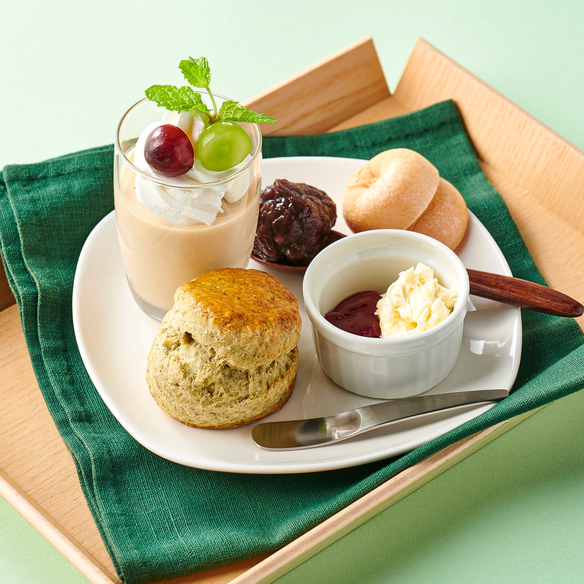 ＜和紅茶専門店SANKODO＞和紅茶プレート 各日20食限り 801円(1人前)