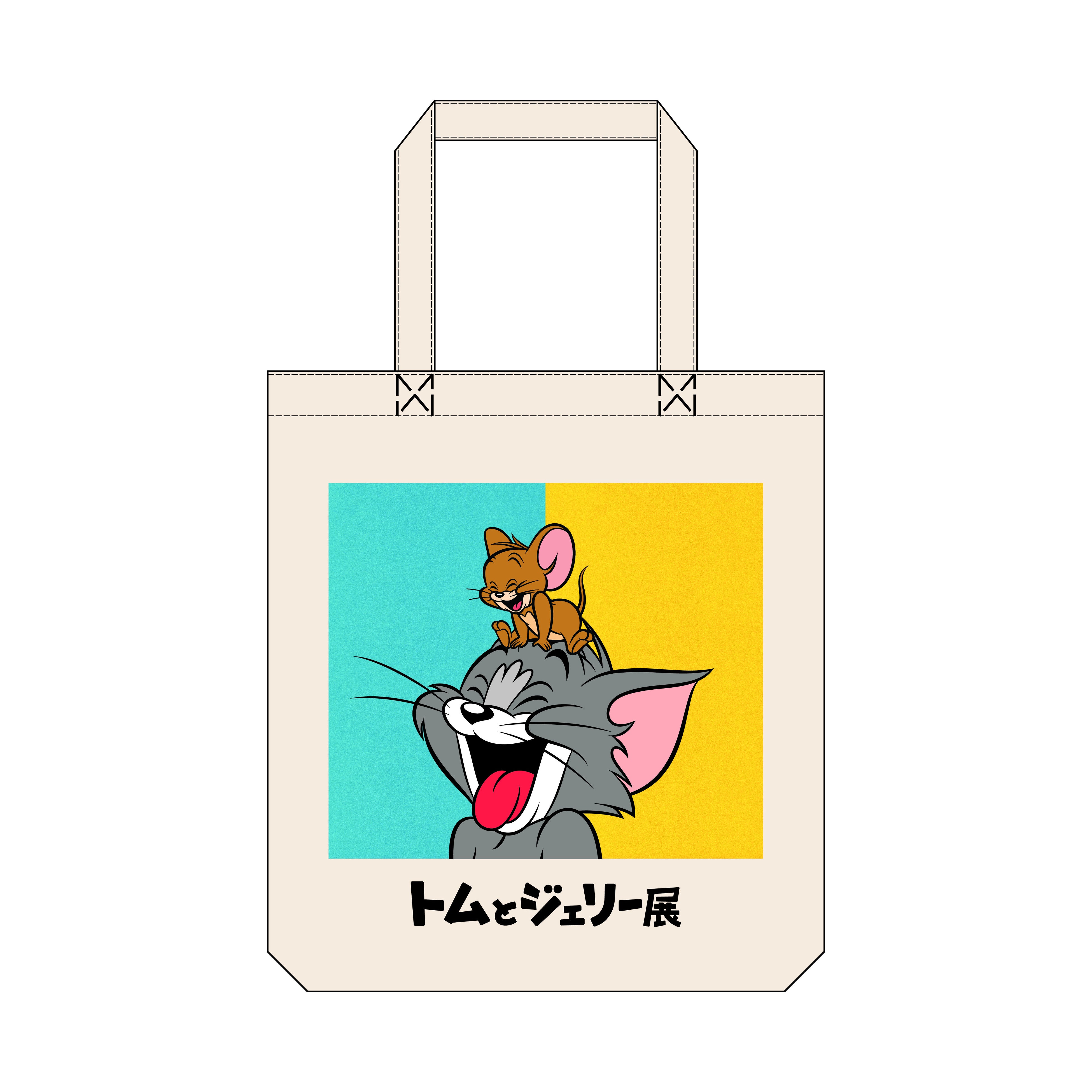 トムとジェリー85周年記念展 トートバッグ 2,750円(サイズ：約 W350×H390×D50mm／素材：ポリエステル、綿、レーヨン)&nbsp; ※画像はイメージです