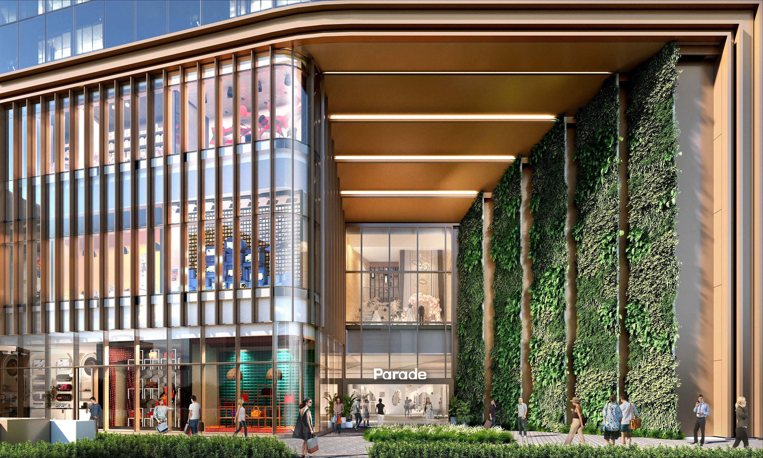 小売事業が入居する「Parade」（第１区）　※画像はイメージです