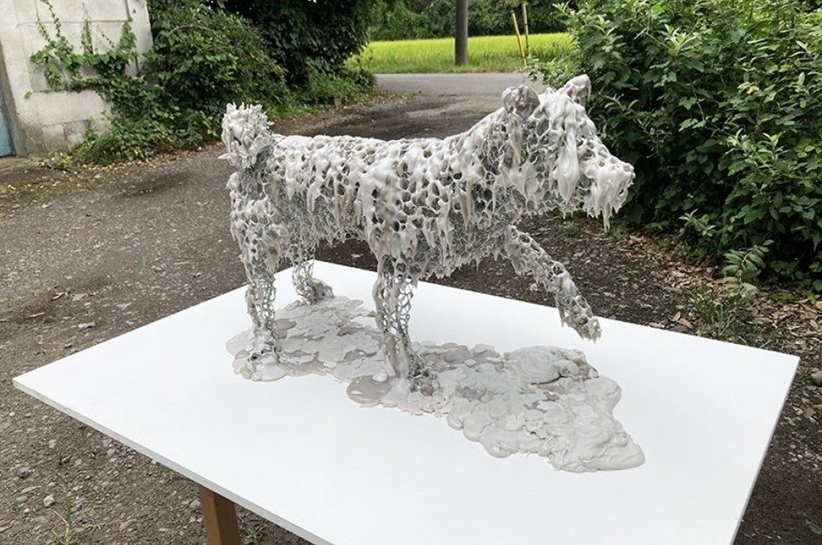 〈五月女 かおる〉何か欲しい犬 -the dog series-