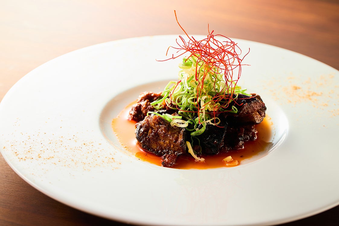 大豆ミートを使った麻婆茄子