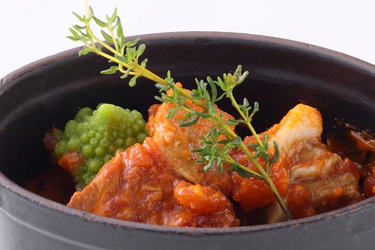 　バームクーヘン豚のトマト煮込み（イメージ）