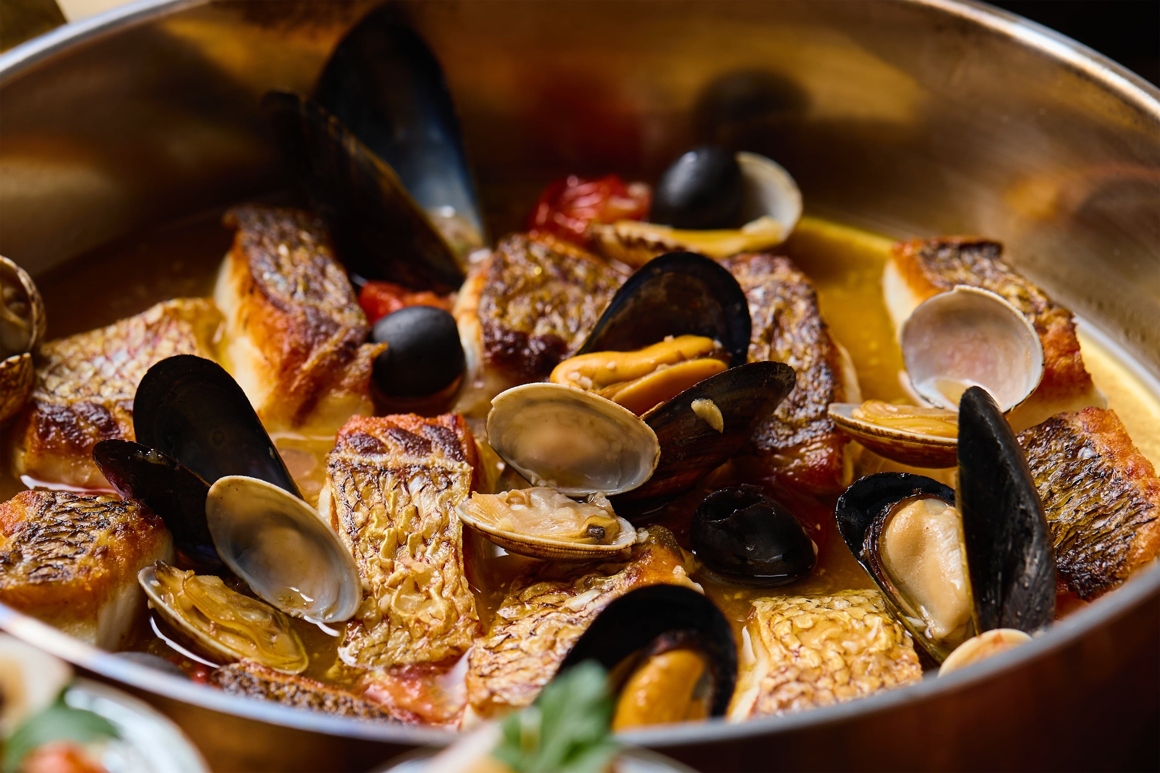 金目鯛のアクアパッツァ