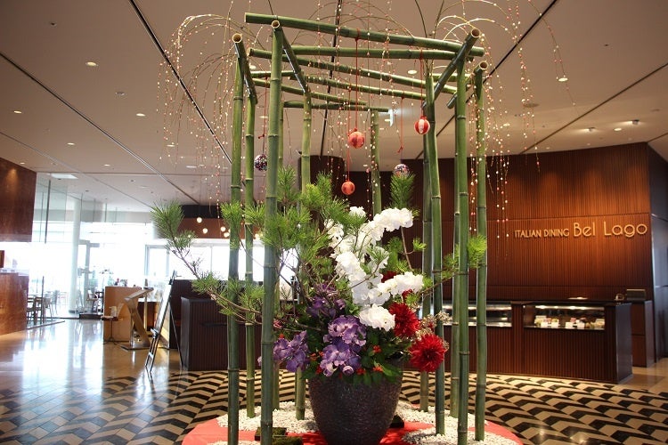 2022年お正月ロビー装花