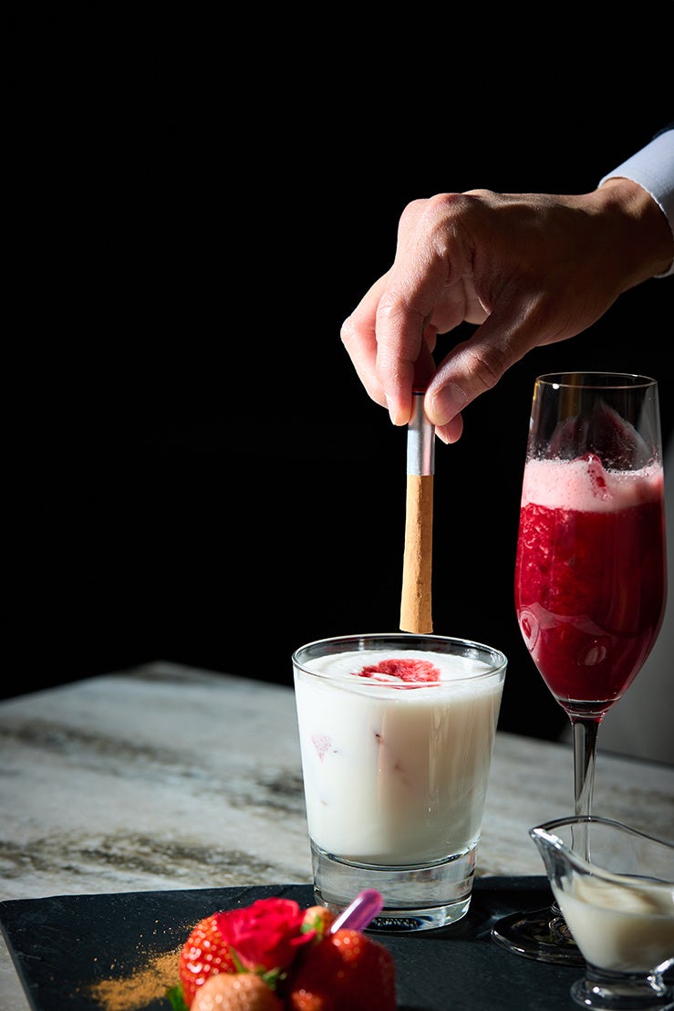 バレンタインペアカクテル