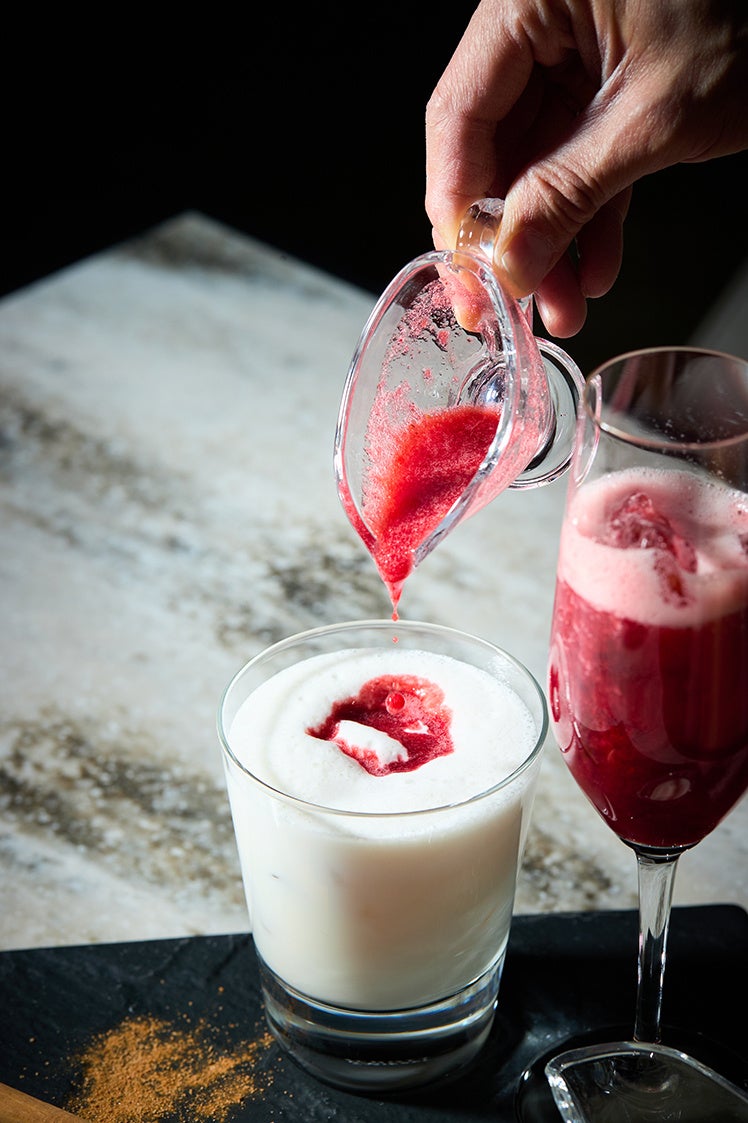 バレンタインペアカクテル