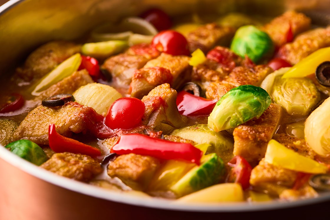 鶏モモ肉のカチャトーラ ローマ風