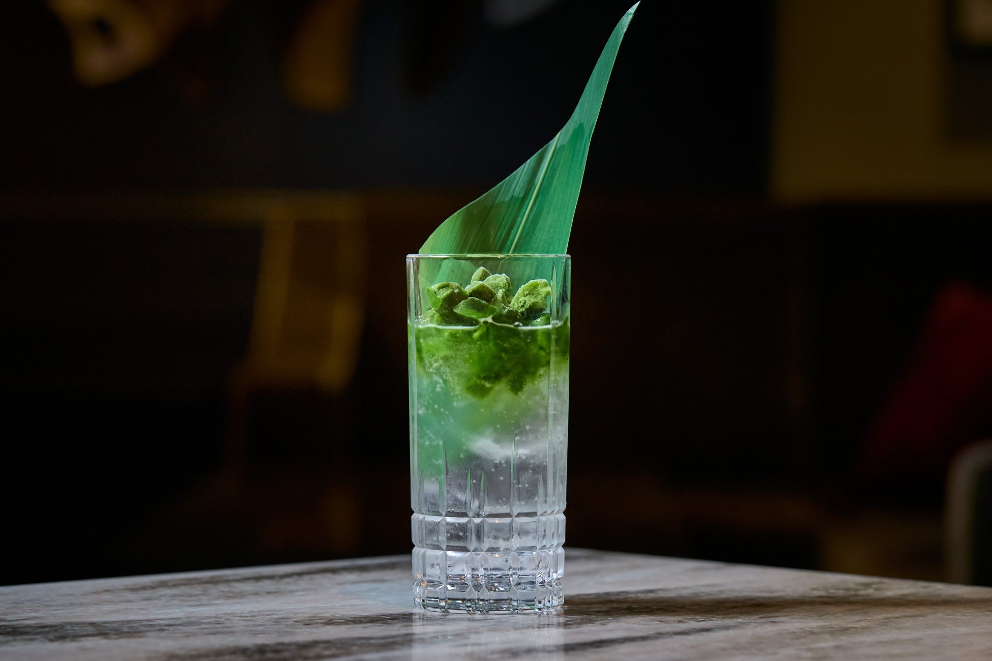 抹茶ジントニック