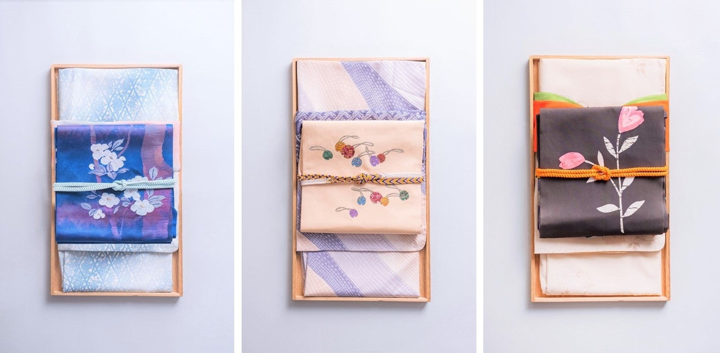 レンタル着物（小紋・名古屋帯）組み合わせ一例