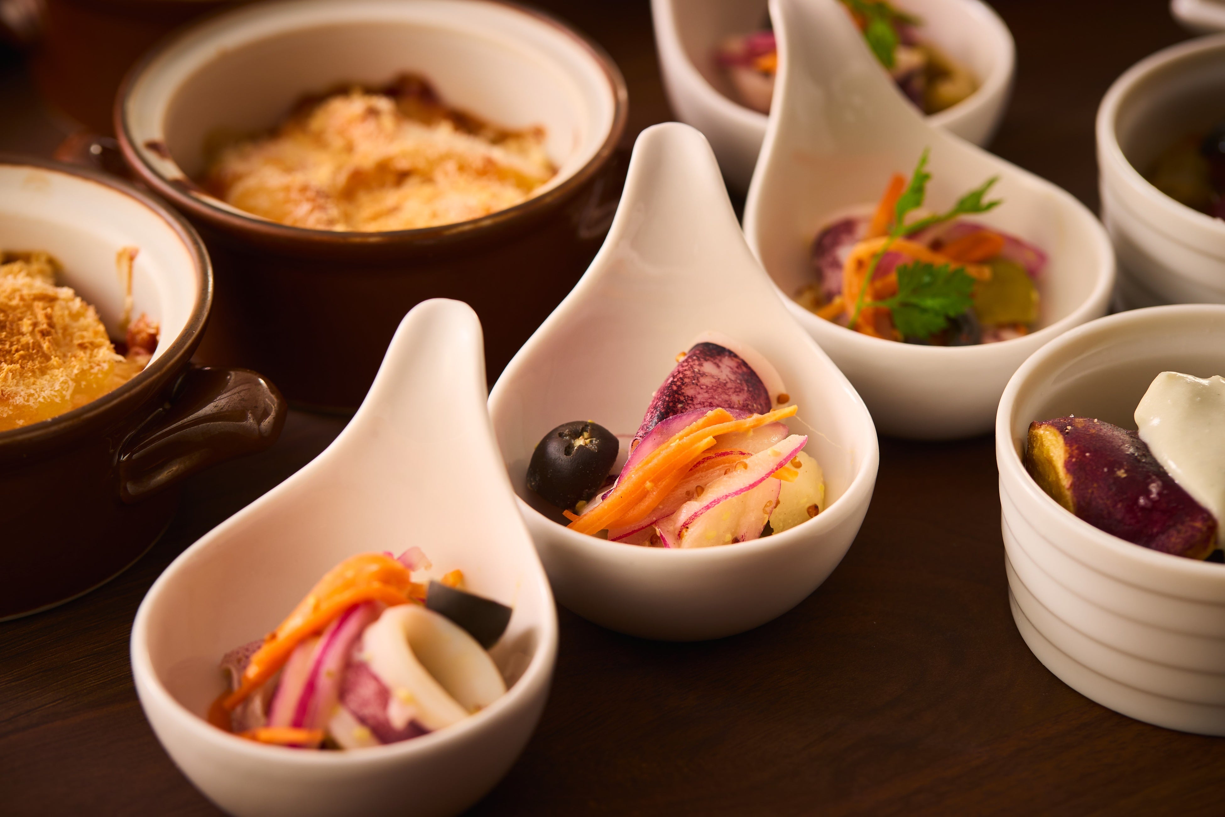 イカと野菜のマスタード和え