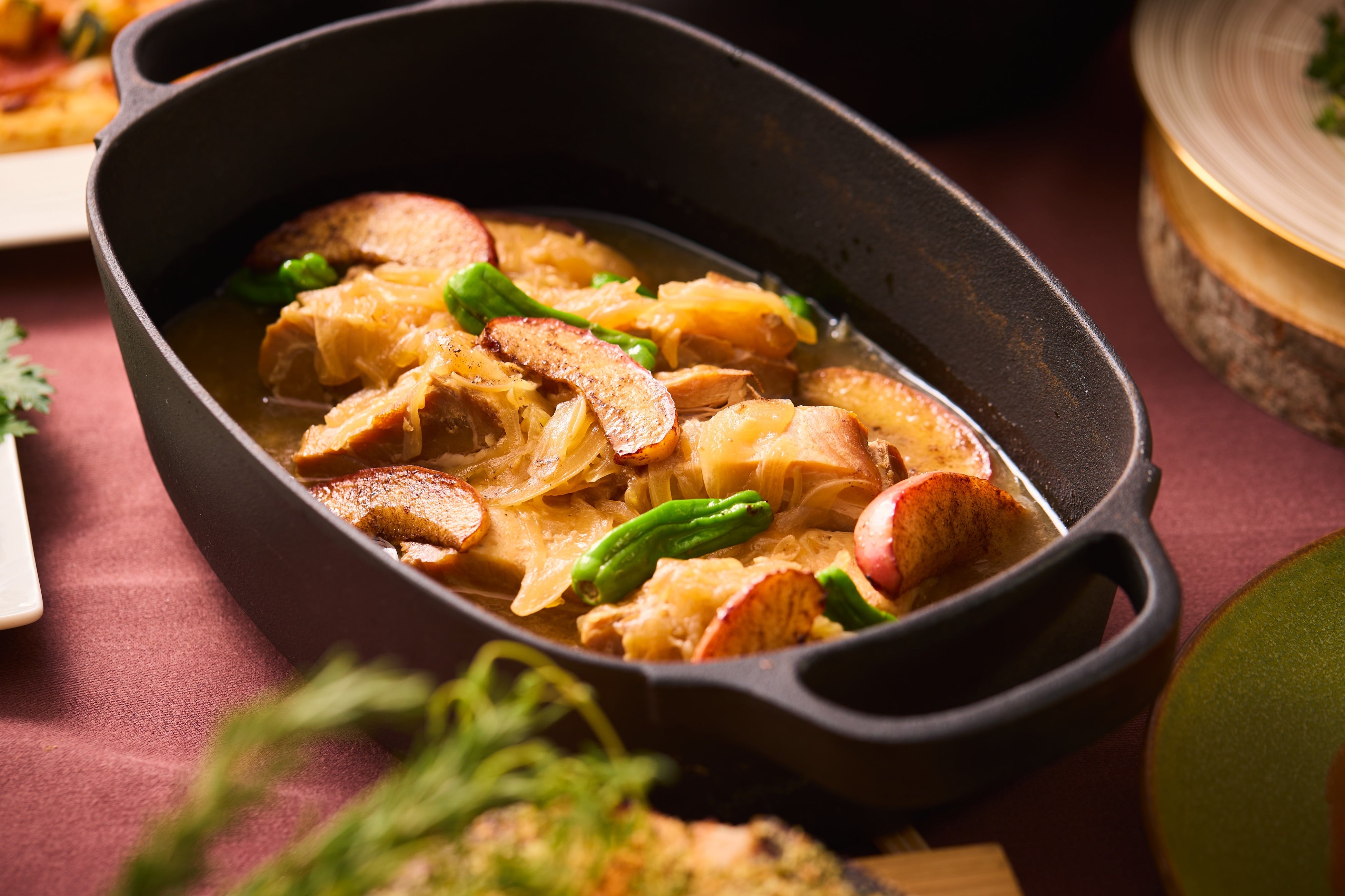 豚バラのシードル煮