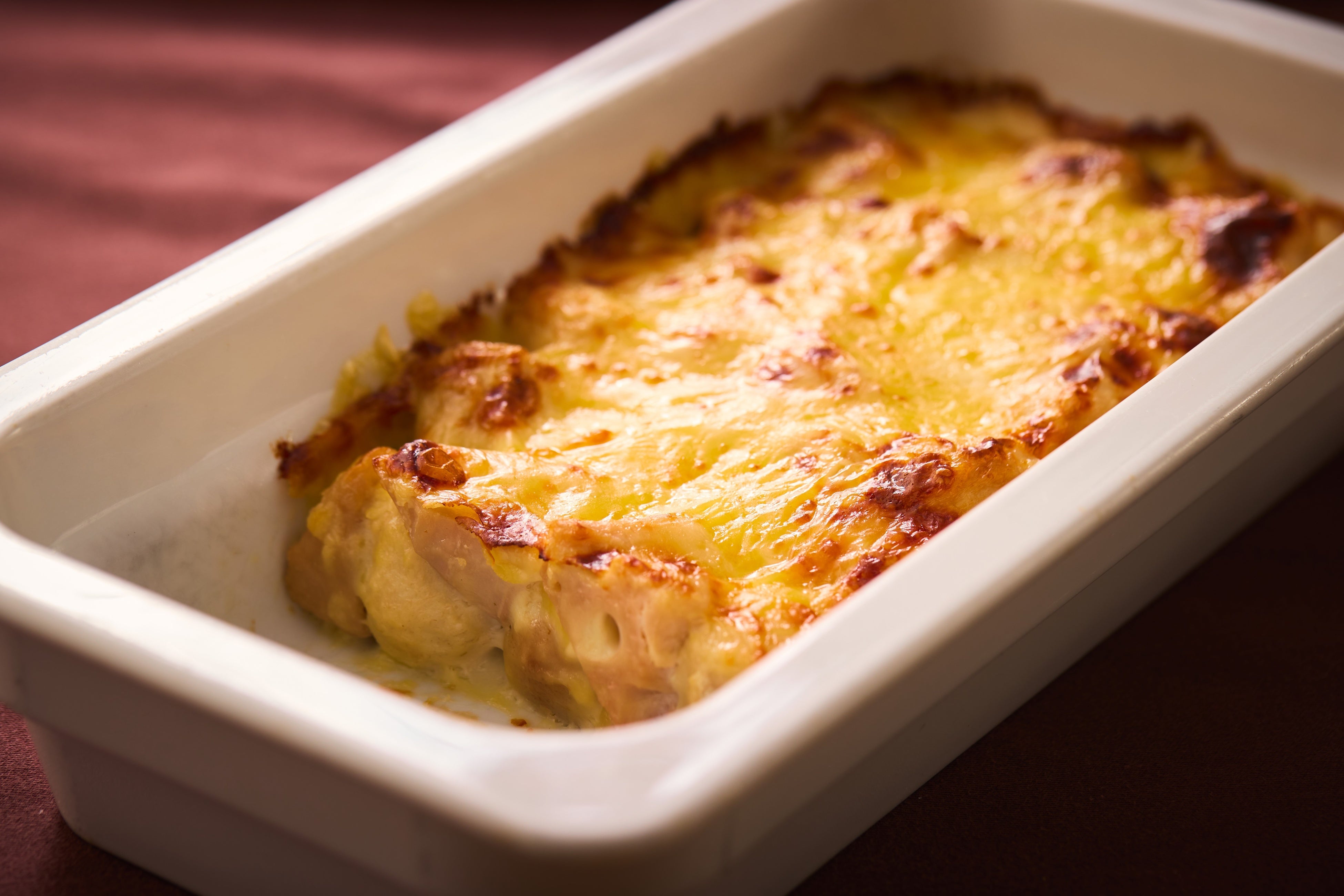 里芋と蓮根の白味噌グラタン