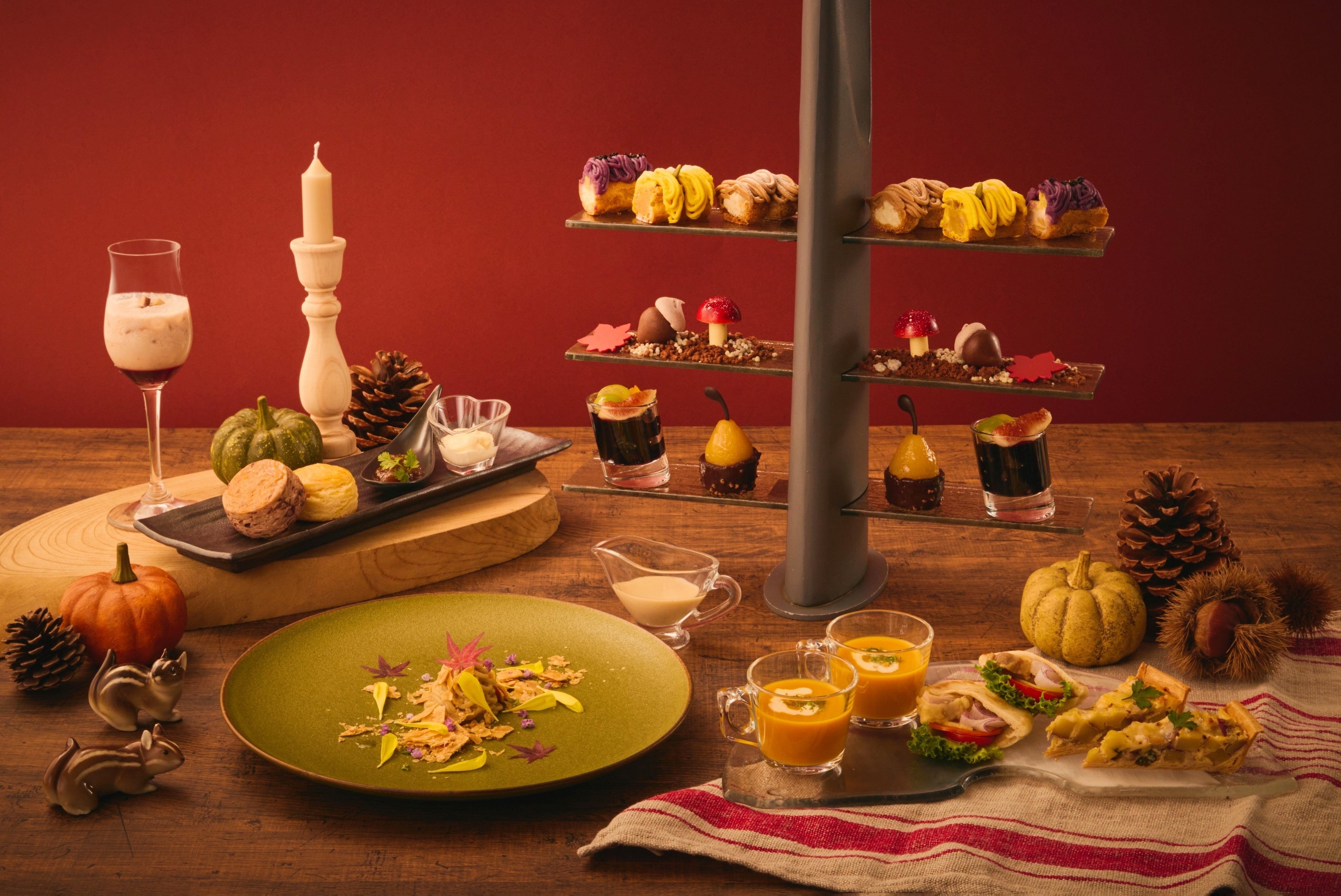 芋栗南瓜アフタヌーンティー～実りの秋のおいしい時間～