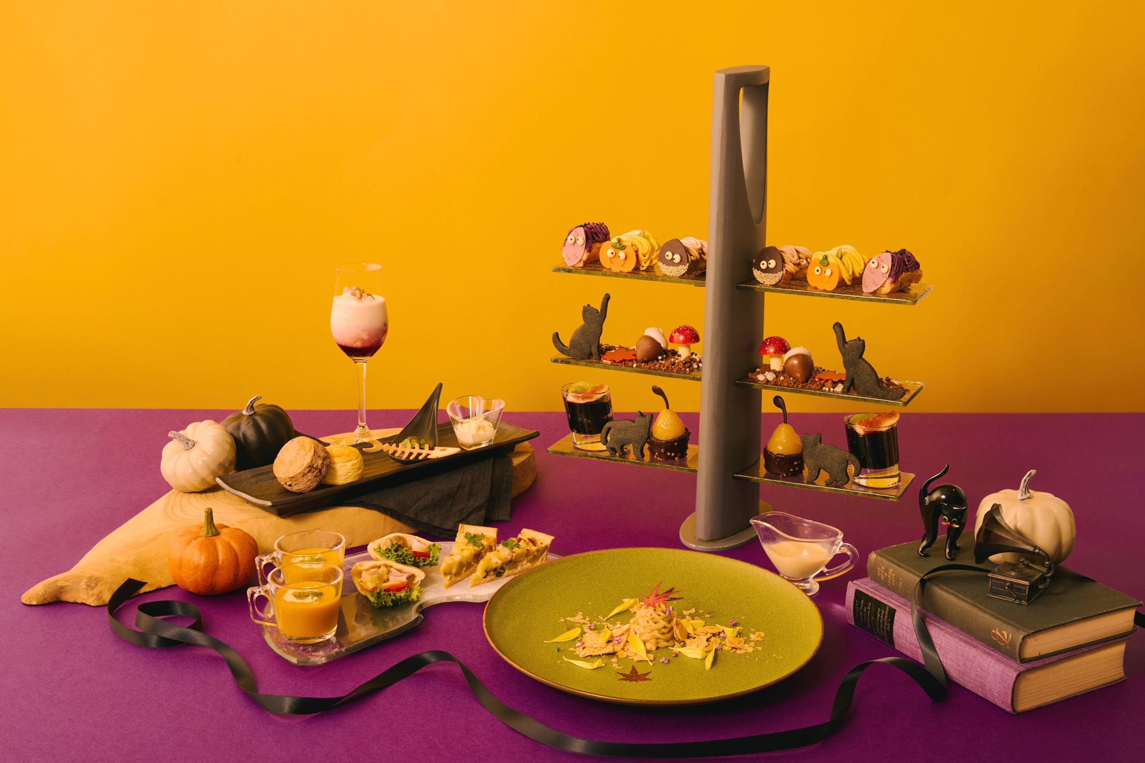 芋栗南瓜アフタヌーンティー～実りの秋のおいしい時間～ ハロウィンバージョン