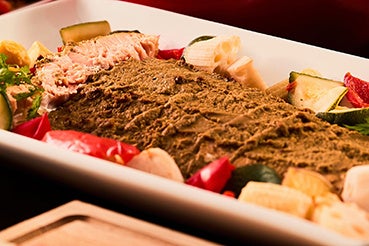 サーモンのグリーンカレー焼き