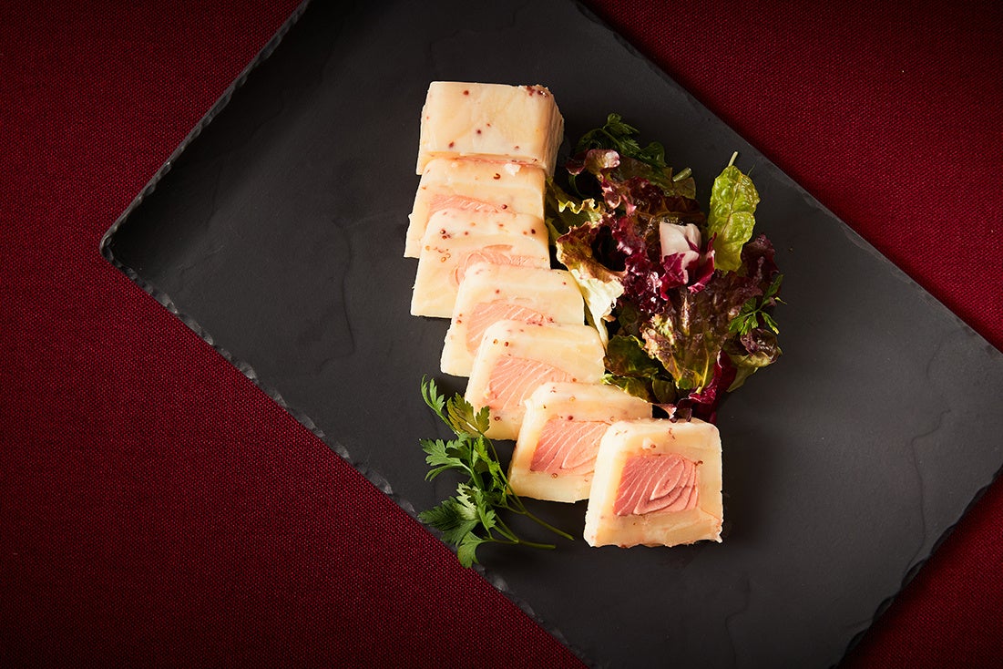 サーモンとプティテリーヌ