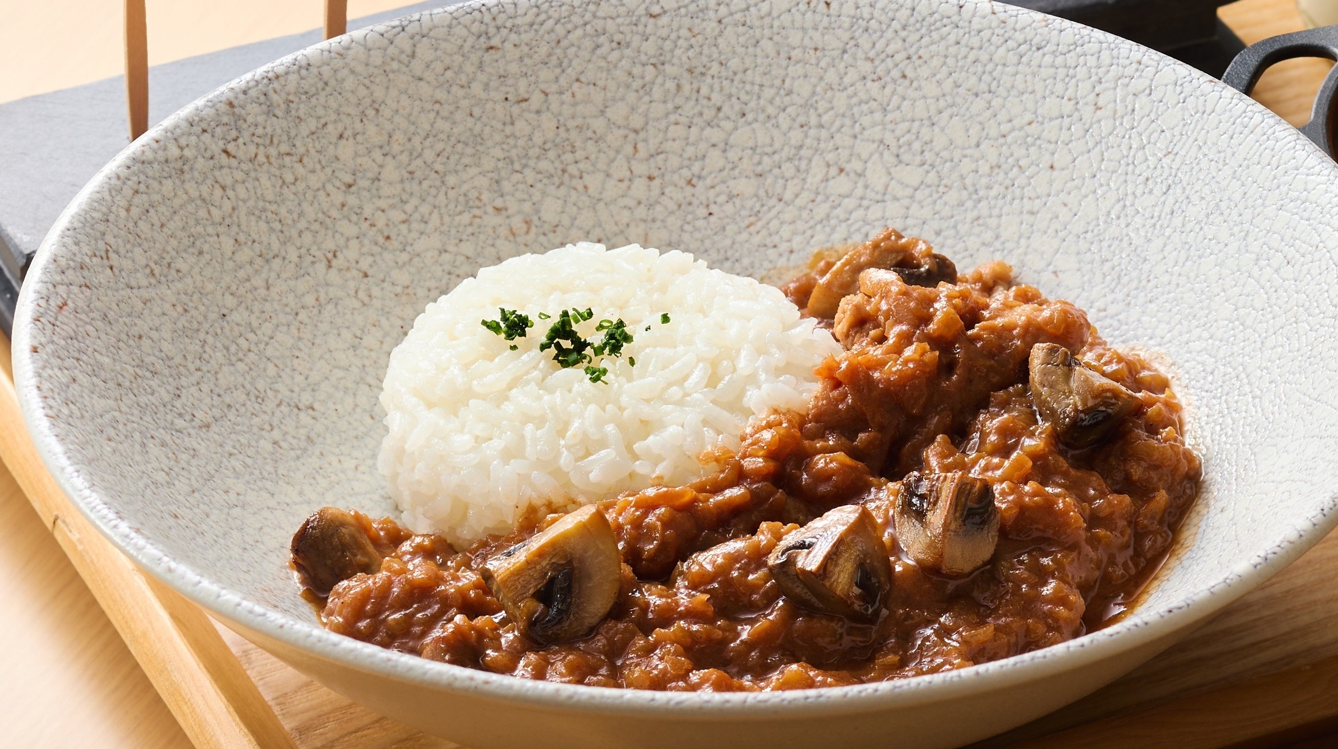 グリーンミートストロガノフ