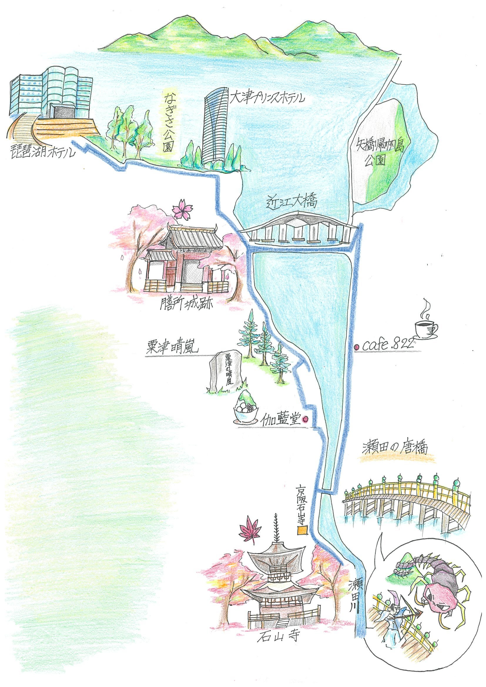 サイクリングマップ（イメージ）