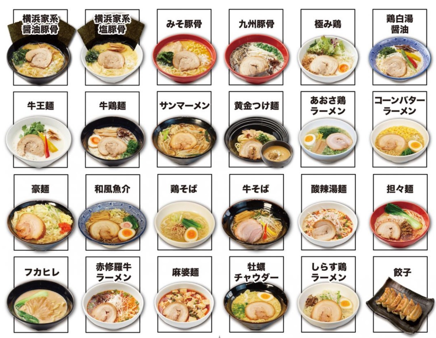 冷凍ラーメン23種類
